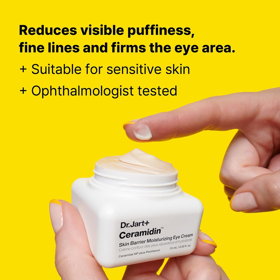 Dr.Jart+ Ceramidin Under Eye Cream With Ceramides | Korean Skin Care, 0.5 Fl Oz