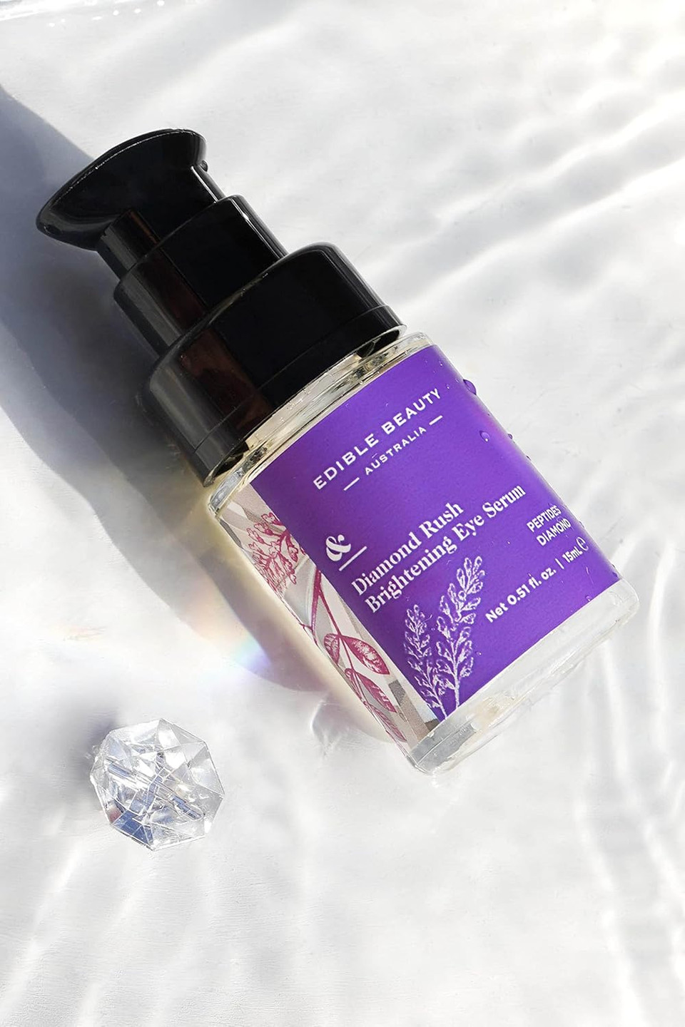 Brightening Eye Serum, Anti Aging Serum Visibly Reduces Under-Eye Wrinkles, Dark Circles, Fine Lines, Instant Wrinkle Remover, 0.51 Fl Oz/15 Ml