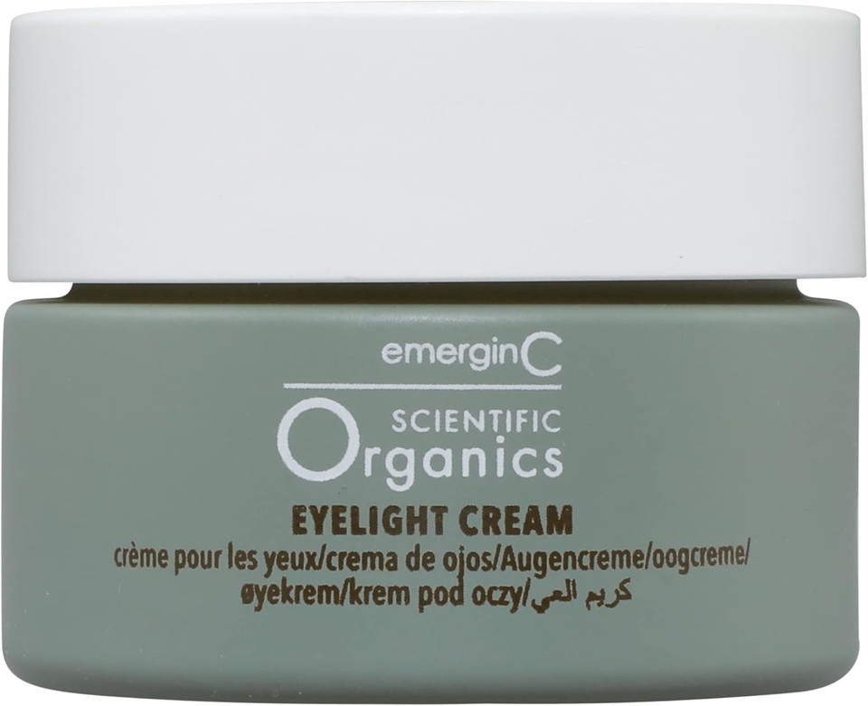 Scientific Organics Eyelight Cream - Stem Cell Eye Cream With Antioxidants - Anti-Aging Eye Cream Targets Dark Under-Eye Circles For Visible Glow (0.5 Oz, 15 Ml)