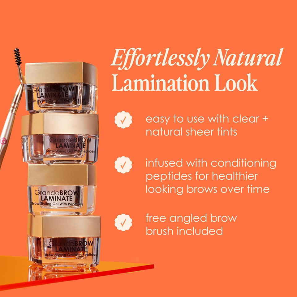 Grande Cosmetics Lamination Gel | Shapes, Sculpts & Sets With 12-Hour Hold | Conditions & Nourishes