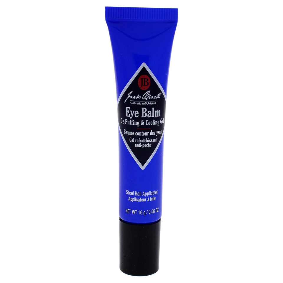 Jack Black Eye Balm De-Puffing & Cooling Gel, 0.56 Ounce