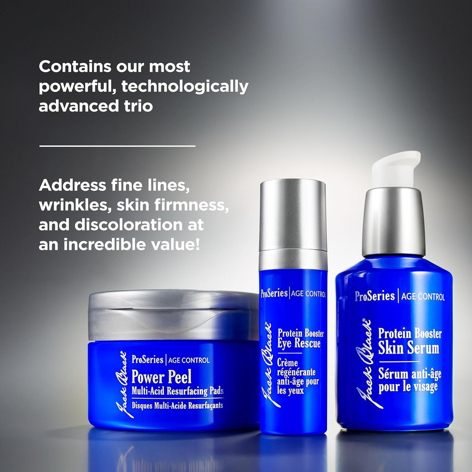 Jack Black Protein Booster Skin Serum, Proseries Age Control - Anti Aging Serum For Men, Mens Face Serum, Face Serum For Men, Peptide And Antioxidant Serum For Face, Skin Care For Men, Mens Skincare