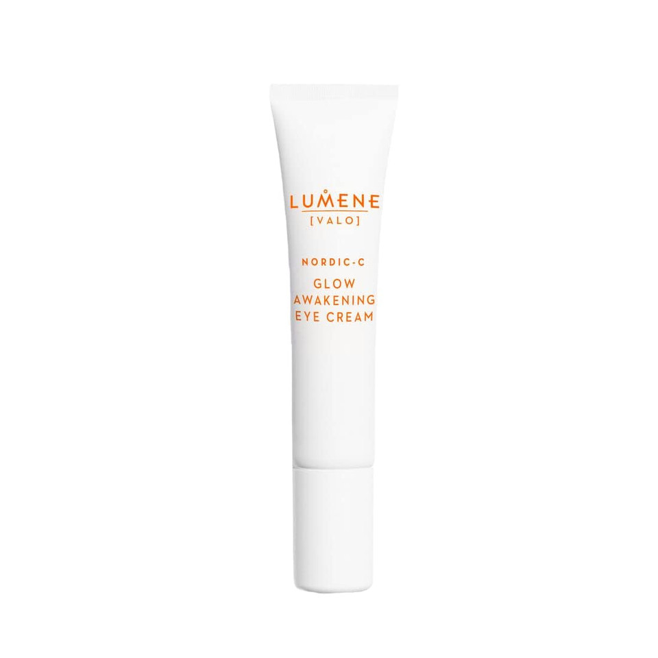 Lumene Nordic-C [Valo] Eye Cream - Energizing Under Eye Cream For Dark Circles, Puffiness & Wrinkles - Radiance Boosting Formula Enriched With Vitamin C & Hyaluronic Acid (0.5 Oz)