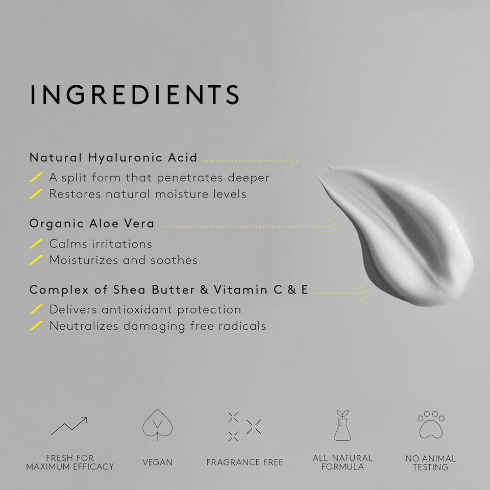 Nuori Vital Eye Cream | Light Weight, Hydrating Eye Cream, For All Skin Types, All Natural, 30 Ml / 1 Fl Oz