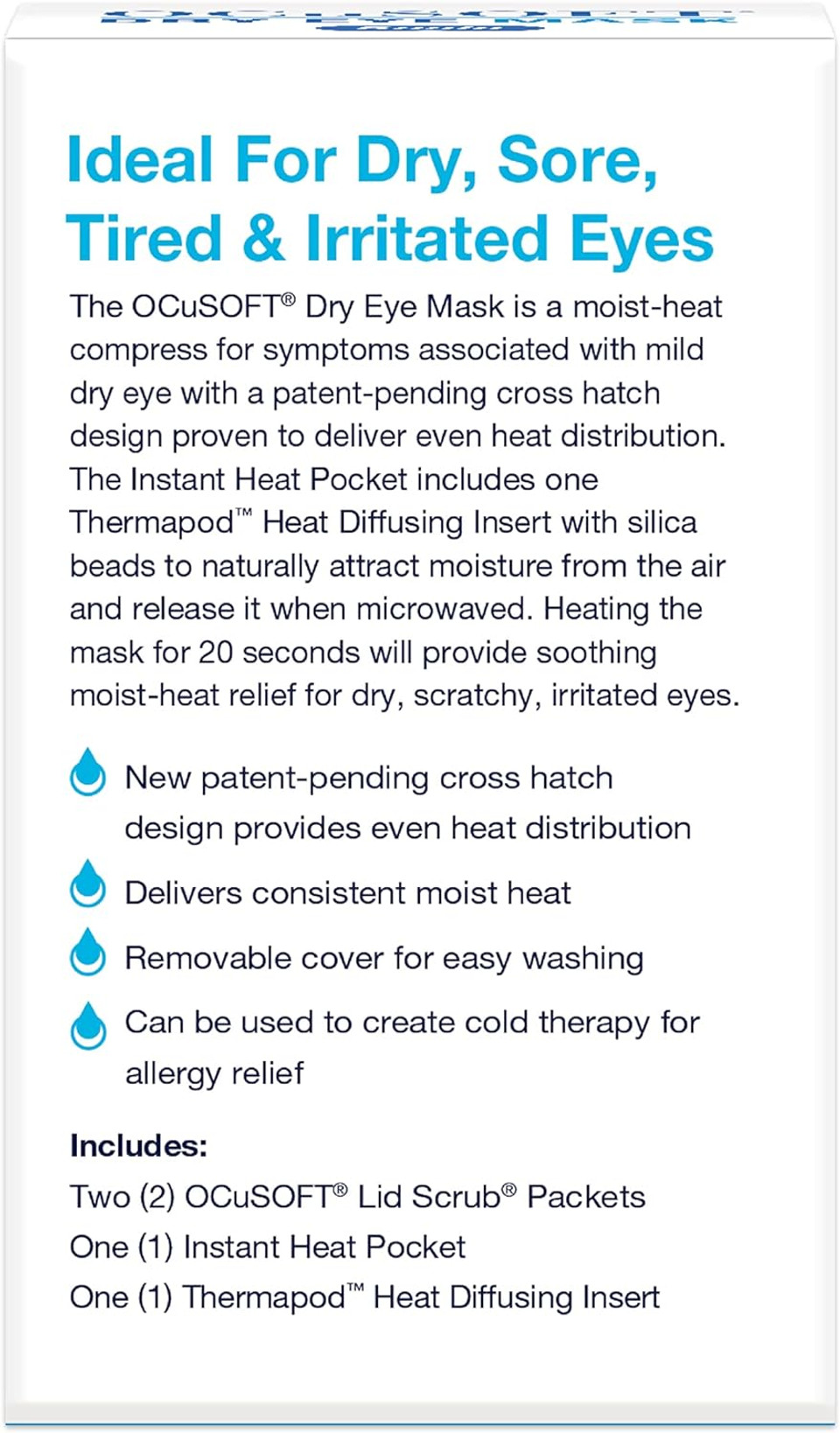 Ocusoft Dry Eye Mask Premium