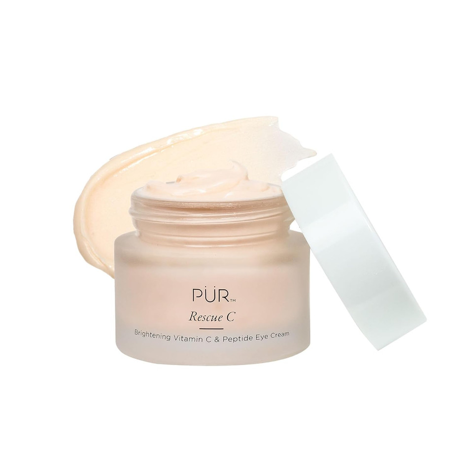 Pür Beauty Rescue C Brightening Vitamin C & Peptide Eye Cream, Vitamin C, Caffeine, Peptide, 0.5 Oz