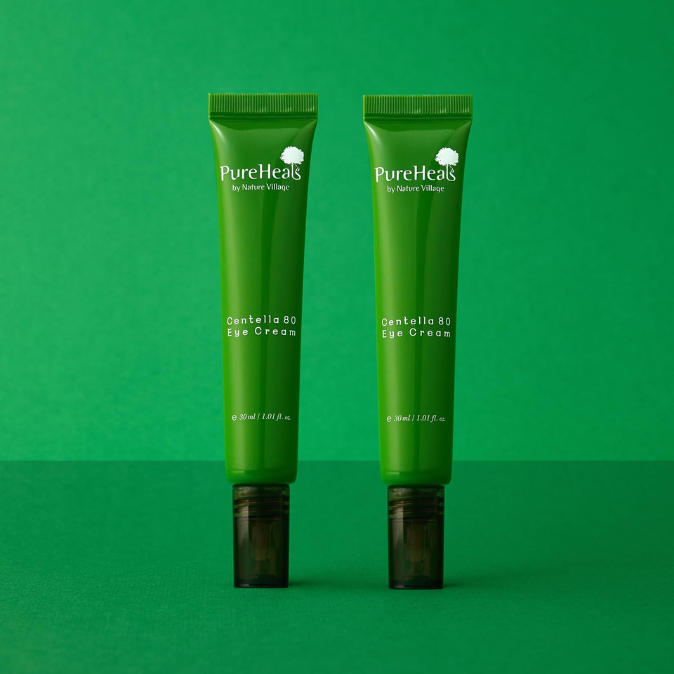 Pureheal'S Centella 80 Eye Cream, Light Texture Eye Cream, Nourishing Eyezone, Centella Asiatica 80% Extract, 30Ml (1.01 Fl Oz)