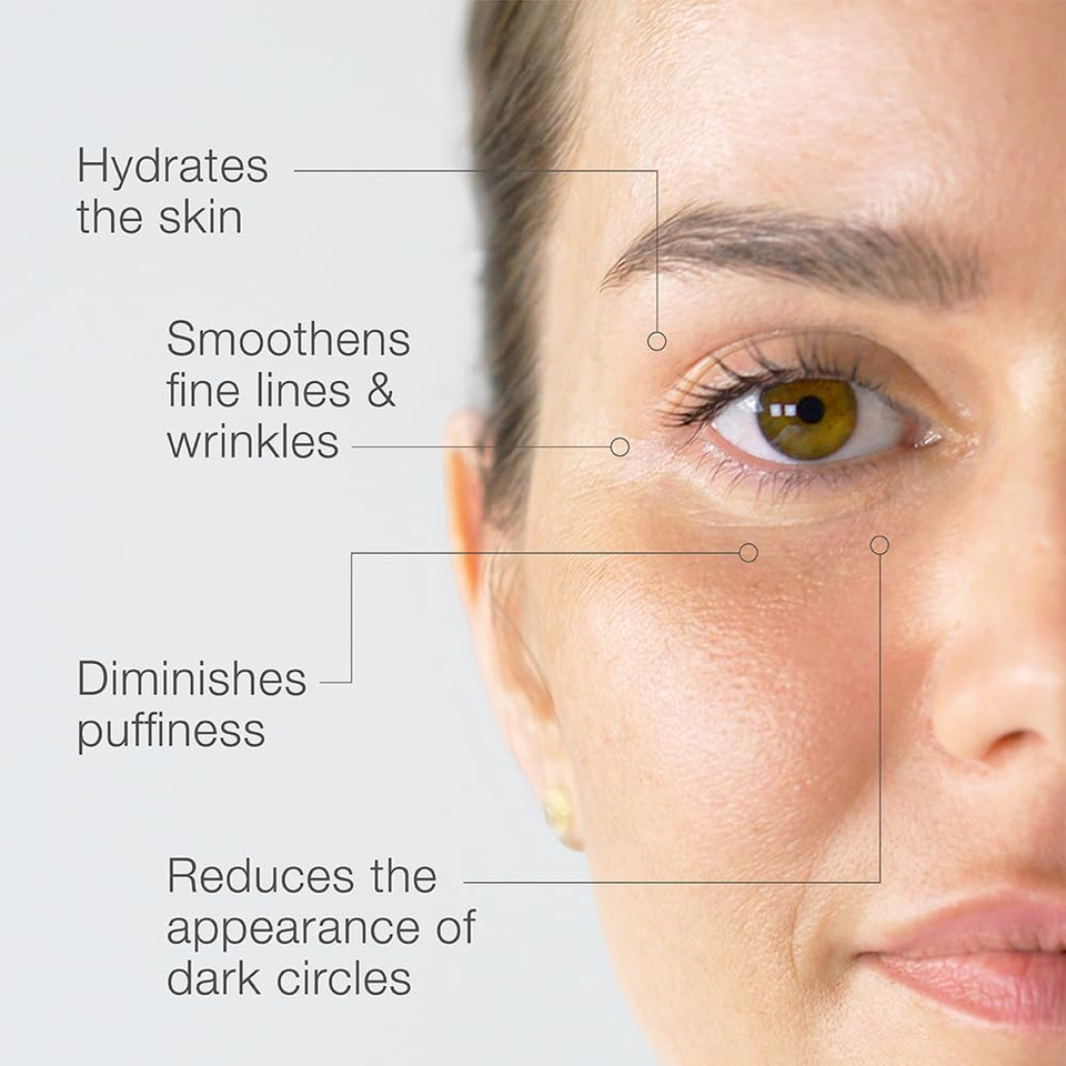 Essentials Revitalizing Eye Contour Cream | Hydrating & Anti-Aging | Targets Dark Circles | Puffiness & Under Eye Bags | All Skin Types (0.5 Oz / 15 Ml)