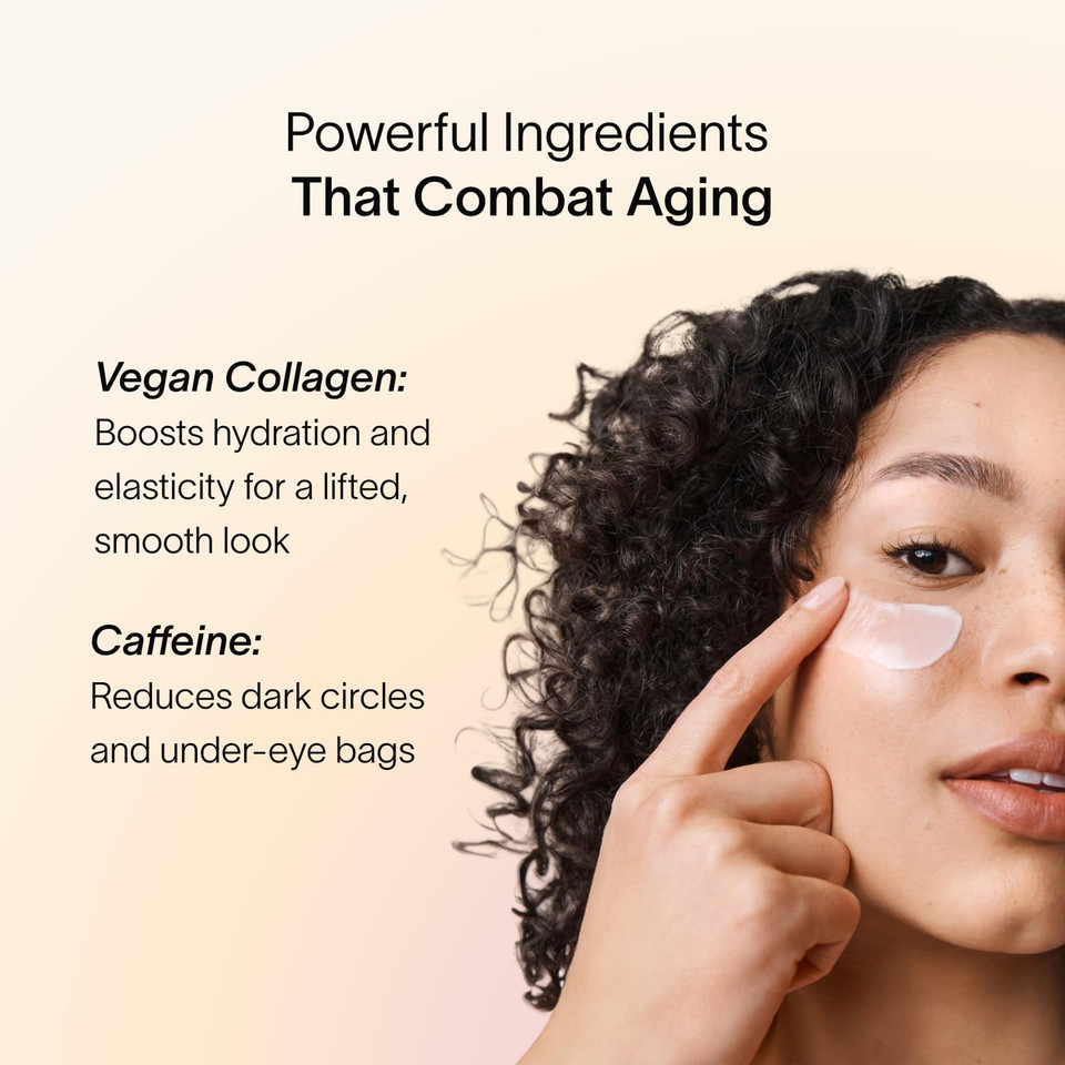 Solawave Lightboost Eye Cream | Reduces Appearance Of Dark Circles, Puffiness, & Under Eye Bags | Anti Aging, Wrinkle Smoothing, Brightening, Hydrating, & Collagen Support | Enhances Red Light Therapy