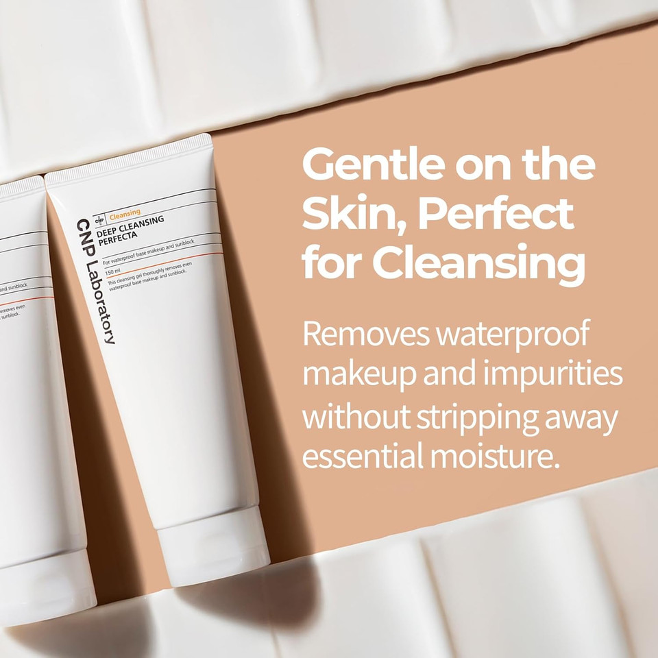 Cnp Deep Cleansing Perfecta  Mineral Oil-Free Deep Cleanser For Waterproof Makeup Removal, Suitable For All Skin Types, Gifts For Women, Korean Skin Care (5.07 Fl. Oz)