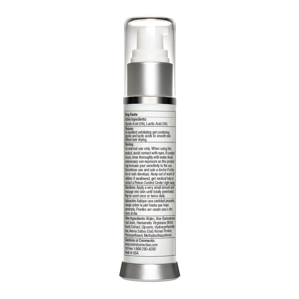 Control Corrective Smoothing Repair Gel, 1.7 Oz - Anti-Aging Gel, Combination Of Glycolic & Lactic Acids, Maintains Skin Clarity, Reducing Fine Lines & Wrinkles, Exfoliation, Adds Luminosity, Balances Control Corrective Smoothing Repair Gel, 1.7 Oz - Anti-Aging Gel, Combination Of Glycolic & Lactic Acids, Maintains Skin Clarity, Reducing Fine Lines & Wrinkles, Exfoliation, Adds Luminosity, Balances