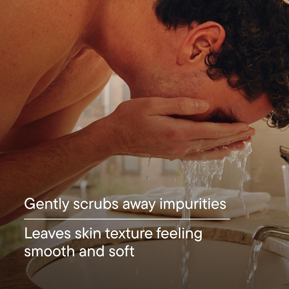 Harry'S Exfoliating Face Wash For Men, Gentle Facial Skin Care Products With Volcanic Rock Exfoliant, 7.1 Fl. Oz, Home And Travel Bundle