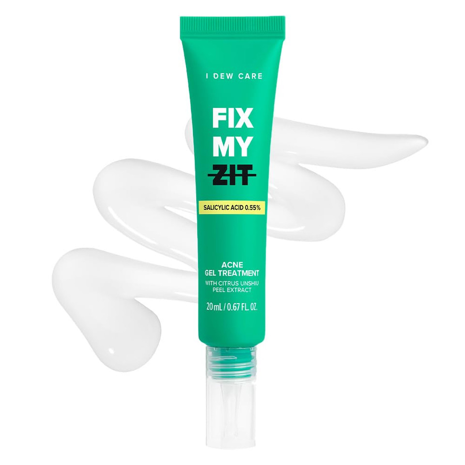 I Dew Care Acne Gel Treatment - Fix My Zit | With 0.55% Salicylic Acid, Spot Treatment, Blemishes & Zits, Pimple Control, Clears Breakouts, For Sensitive Skin, Soothing, 0.67 Fl Oz I Dew Care Acne Gel Treatment - Fix My Zit | With 0.55% Salicylic Acid, Spot Treatment, Blemishes & Zits, Pimple Control, Clears Breakouts, For Sensitive Skin, Soothing, 0.67 Fl Oz