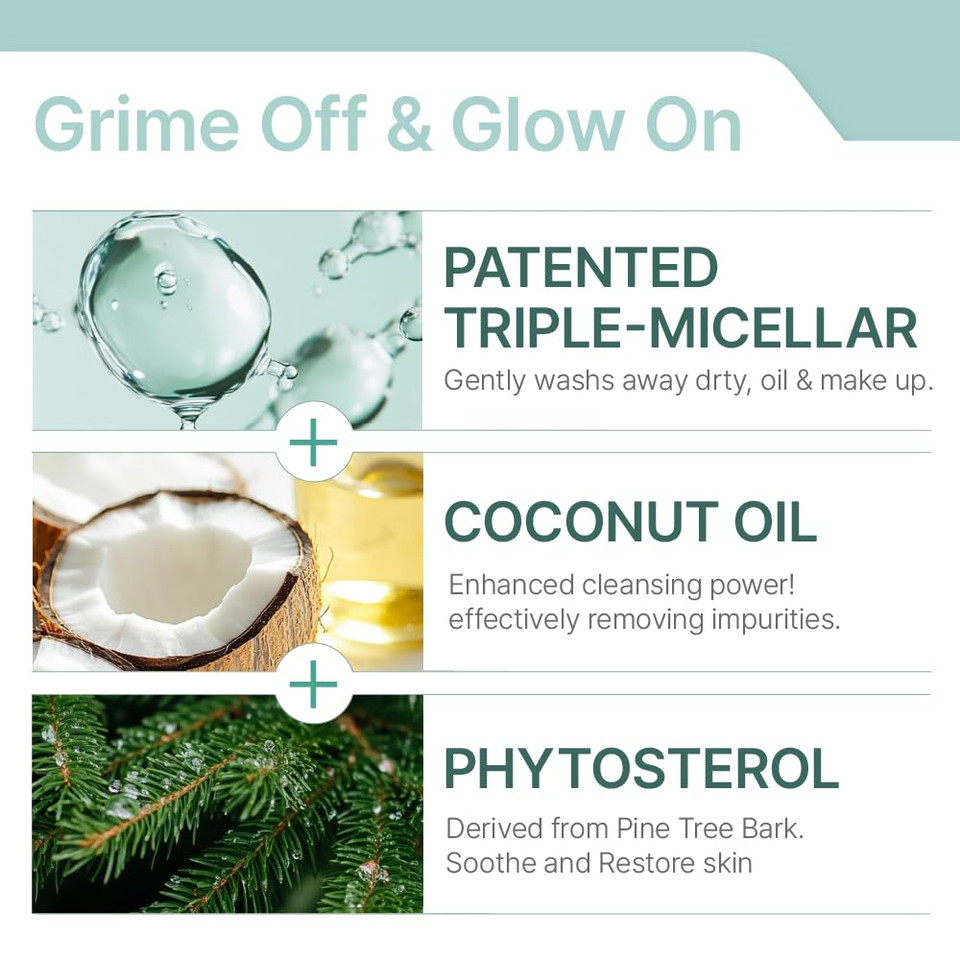 Illiyoon Gentle Deep Facial Cleanser With Cleansing Oil & Lip And Eye Makeup Remover