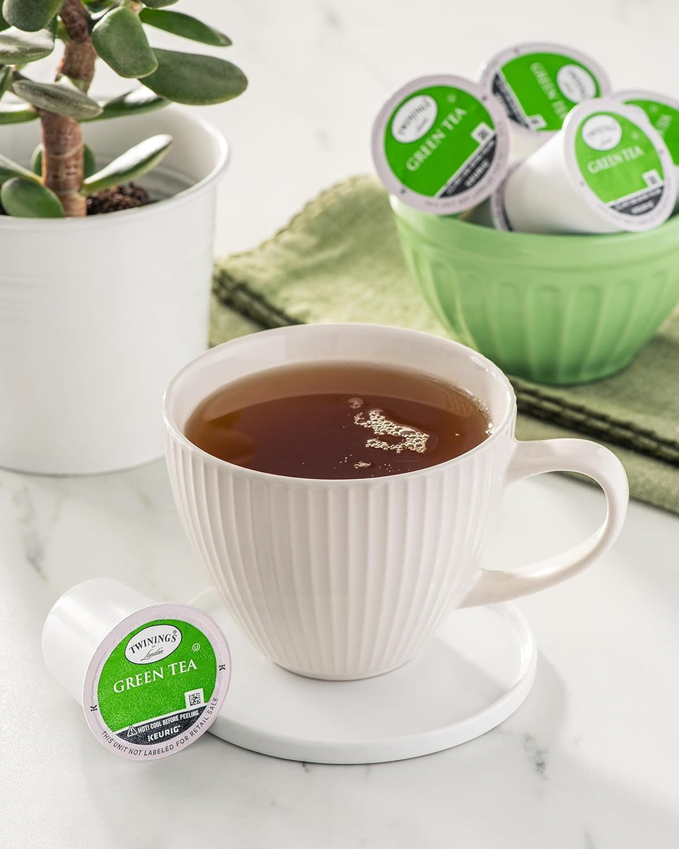 Twinings Green Tea K-Cup Pods For Keurig, Caffeinated Pure Green Tea, Smooth Flavour, Enticing Aroma, 24 Count (Pack Of 1)24 Count (Pack Of 1)