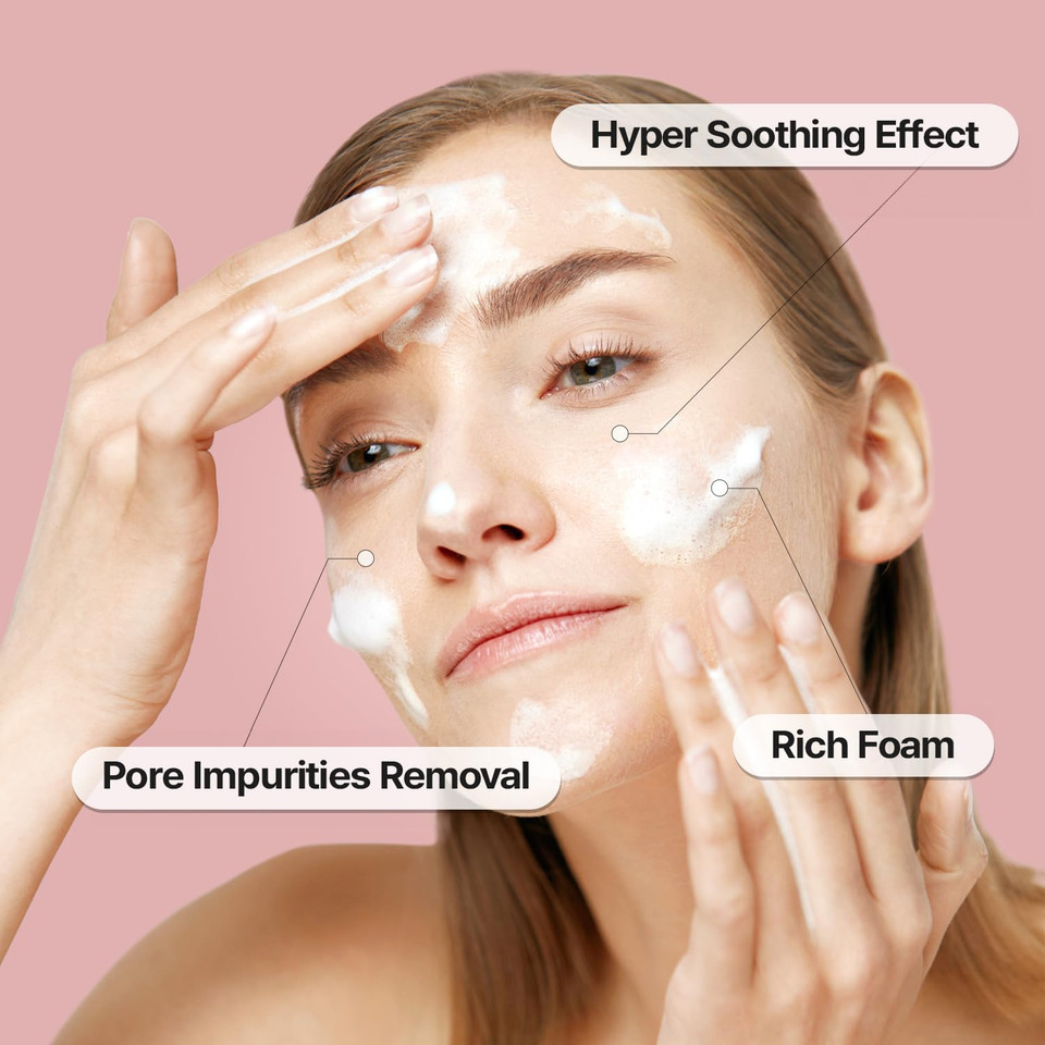 Thermoceutical Exo Regentron Foamgel - Daily Facial Cleanser For Normal And Dry Skin, Moisturizing Effect, Gentle Bubblle Foam Face Wash With Irritation-Free Formula, 3.38 Fl.Oz