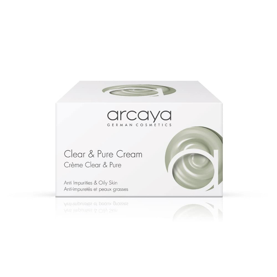 Arcaya Clear & Pure Cream Pore Refining Anti-Pimple Face Cream With Micro Silver For Impurities And Oily Skin Arcaya Clear & Pure Cream Pore Refining Anti-Pimple Face Cream With Micro Silver For Impurities And Oily Skin
