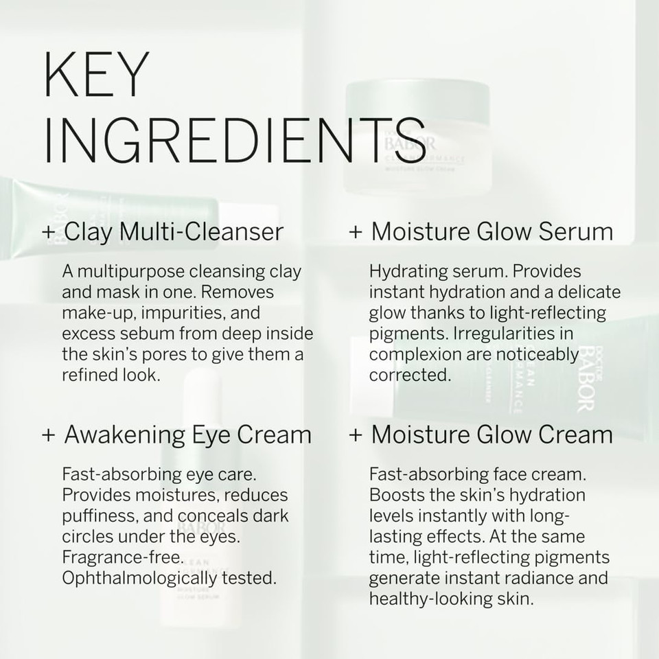 Babor Microbiomic Moisture Glow Cream, Lightweight Daily Moisturizer With Light-Reflecting Pigments, Instant Glow And Hydration, Prebiotics & Probiotics Facial Cream, Radiant Even Complexion, 1.7 Oz