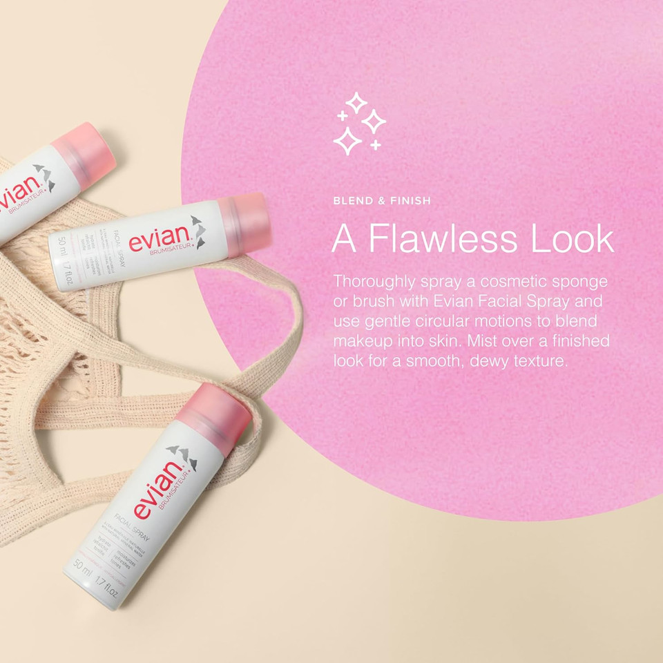 Evian Facial Spray, 1.7 Oz