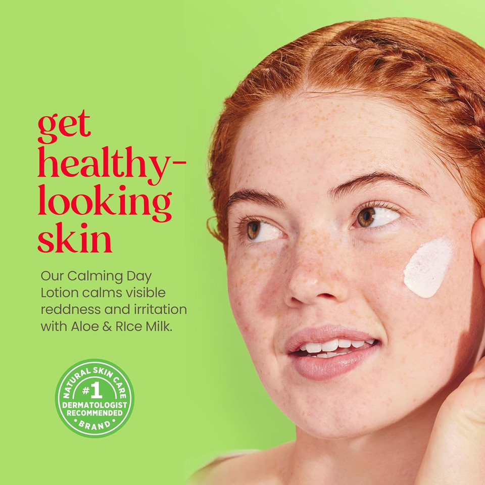 BurtS Bees Sensitive Skin Bundle, Gentle Cream Facial Cleanser With Aloe And Moisturizing Face Cream With Aloe And Rice Milk, Natural Origin Skincare, 6 Oz./3 Oz
