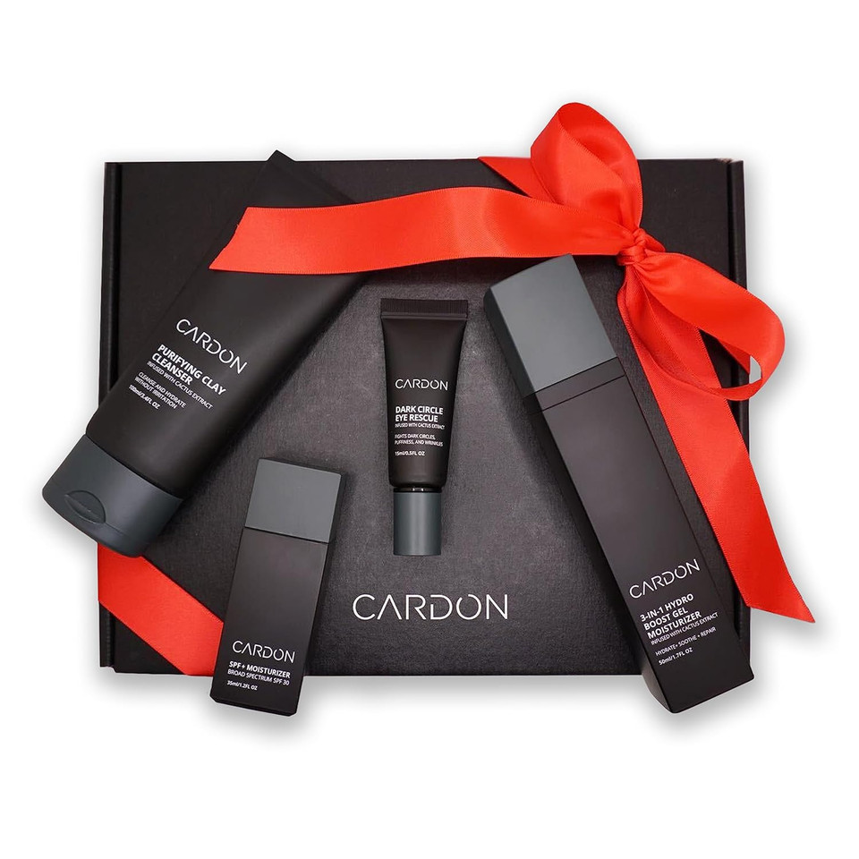 Cardon Daily Skincare Set For Men | Face Moisturizer With Spf 30 & Clay Face Wash | Best Gift For Men