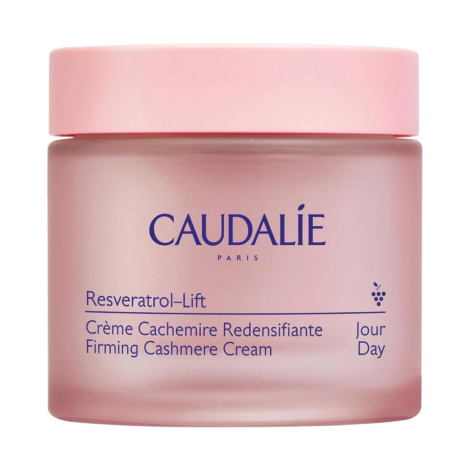 Caudalie Resveratrol-Lift Retinol Alternative Firming Cashmere Cream, Anti-Aging Moisturizer With Resveratrol, Hyaluronic Acid & Vegan Collagen, Refillable - 50 Ml