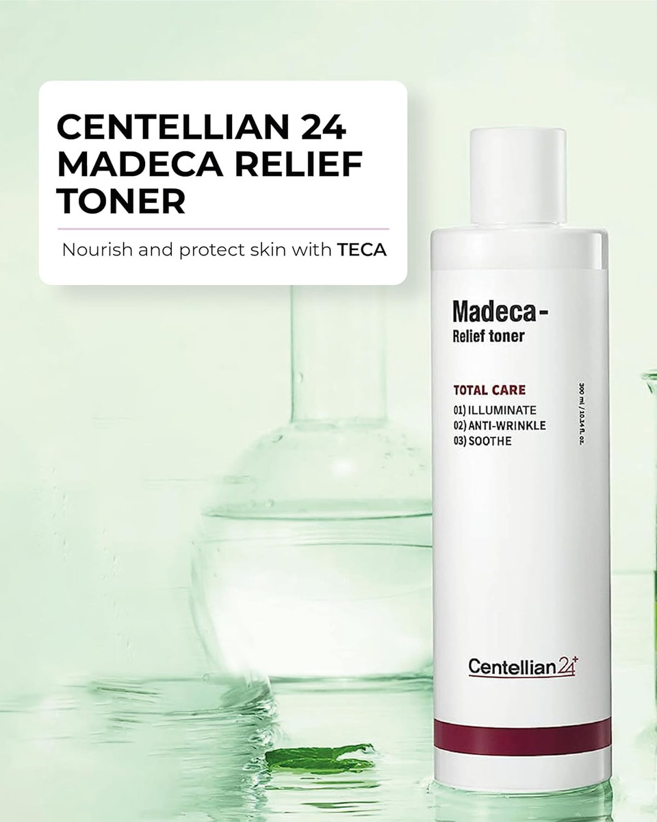 Centellian 24 Relief Toner (10.14 Fl Oz) Korean Wrinkle Facial Toner For Soothing With Teca, Centella Asiatica, Allantoin, Feverfew & Bergamot Leaf By Dongkook Pharmaceutical Centellian 24 Relief Toner (10.14 Fl Oz) Korean Wrinkle Facial Toner For Soothing With Teca, Centella Asiatica, Allantoin, Feverfew & Bergamot Leaf By Dongkook Pharmaceutical
