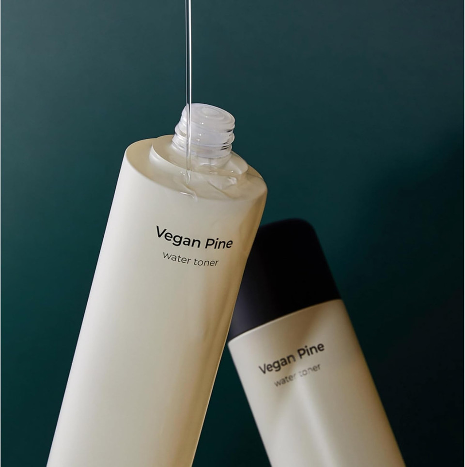 Charmzone Vegan Pine Water Toner  Korean Skincare For All Skin Types | Hydrating & Nourishing Face Toner With Jeju Pine Leaf Extract For Soothing & Balancing Skin (4.39 Fl Oz / 130 Ml)