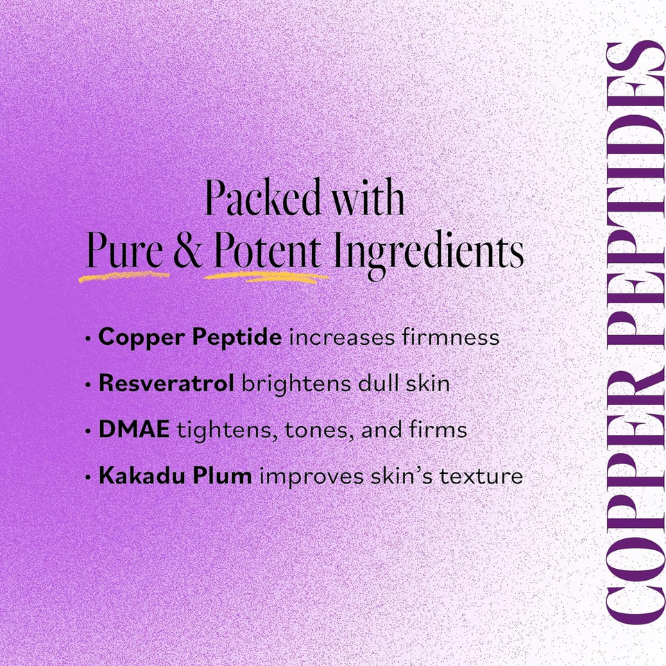 Derma E Firming Dmae Moisturizer - Copper Peptides, Resveratrol & Kakadu Plum - Supports Collagen And Elastin Health Vegan Facial Skin Care, 2Oz