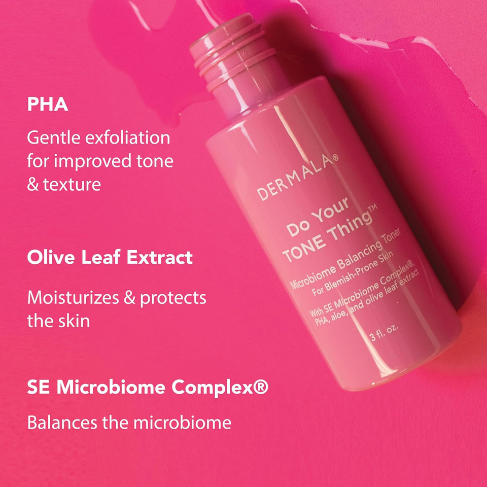 Do Your Tone Thing Balancing Toner | Ph Balanced Solution Pha Oil Controlling Facial Toner For Blemish Prone Skin | Gentle Exfoliation Calms Hydrates Moisturizes For All Skin Types | 3 Fl Oz