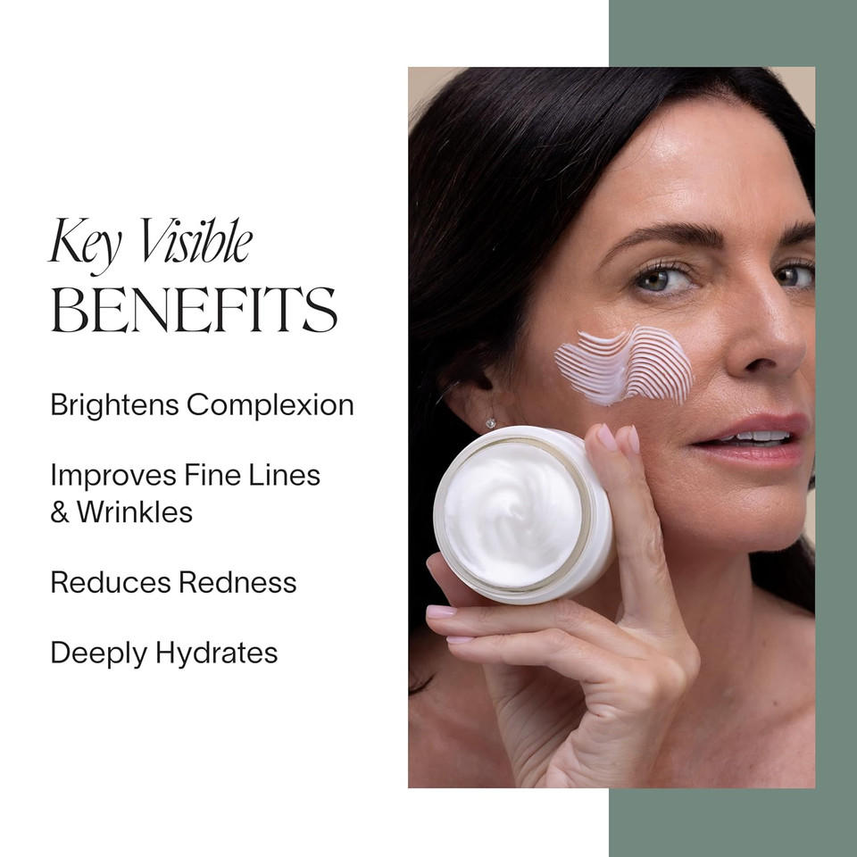 Doctor Rogers Face Cream Moisturizer: Hydrating Facial Cream. With Niacinamide, Shea Butter & Squalane. Anti-Aging & Moisturizing Lotion. Suitable For Sensitive & Dry Skin, 1.7 Ounce (50Ml)