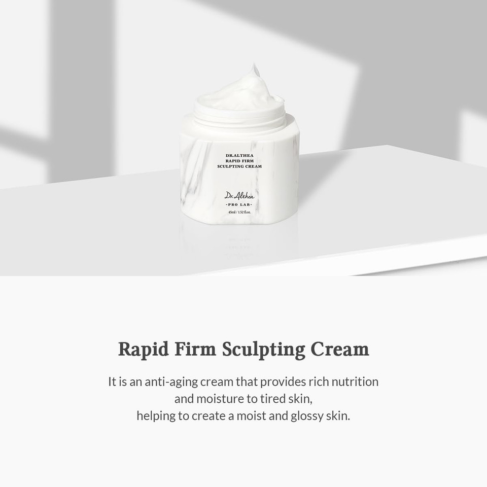 Dr.Althea Rapid Firm Sculpting Cream | Repair Cream To Help With Skin Wrinkles | Radiance And Glass Skin | Vegan Korean Skin Care | 1.7 Fl Oz