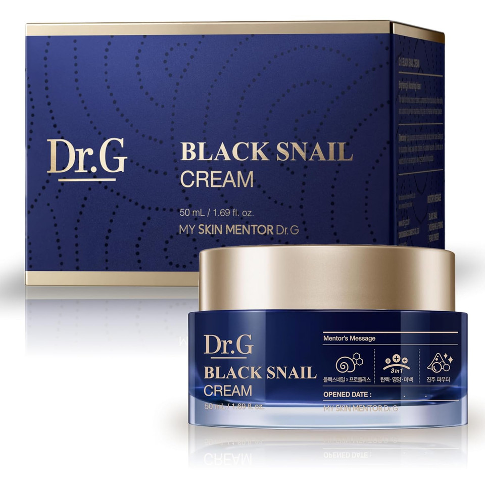 Dr.G Black Snail Cream, 50Ml - Snail Mucin Moisturizer, Snail Mucin Serum, Face Moisturizer, Facial Moisturizer Face Cream, Crema Hidratante Para La Cara, Korean Skin Care Coreano, K Beauty, Kbeauty Dr.G Black Snail Cream, 50Ml - Snail Mucin Moisturizer, Snail Mucin Serum, Face Moisturizer, Facial Moisturizer Face Cream, Crema Hidratante Para La Cara, Korean Skin Care Coreano, K Beauty, Kbeauty