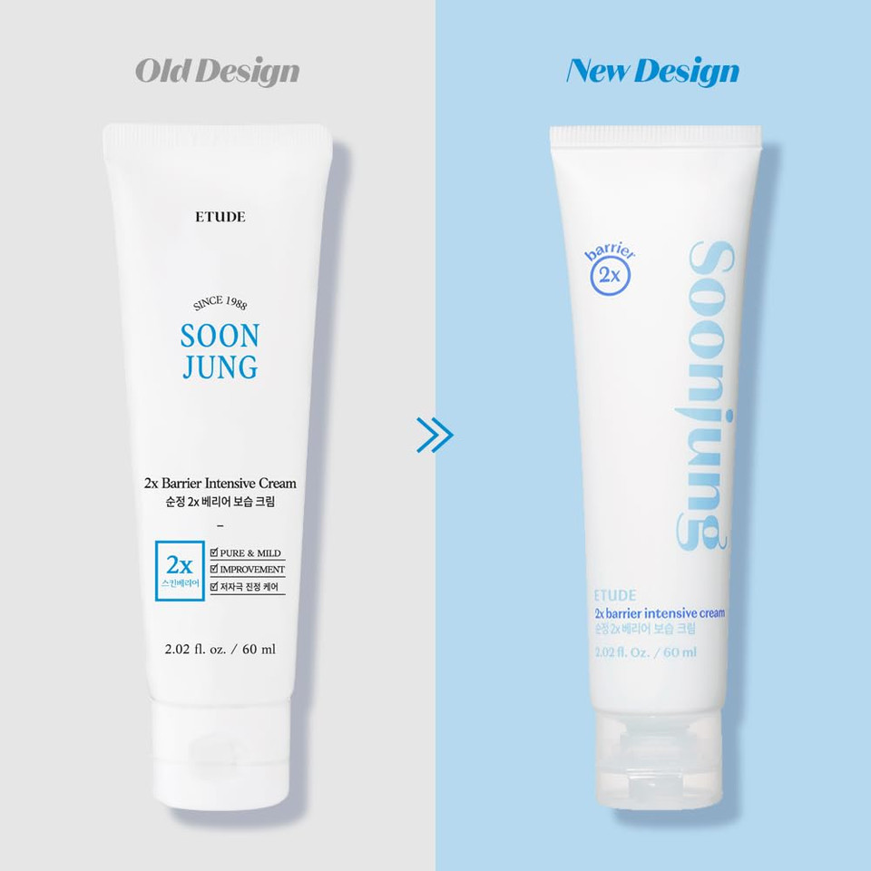 Etude Soonjung 2X Barrier Intensive Cream 60Ml (23Ad) | Hypoallergenic Shea Butter Hydrating Facial Cream For Sensitive Skin, Water-Oil Balance Panthenol Heals Damaged Skin | Korean Skin Care, Kbeauty Etude Soonjung 2X Barrier Intensive Cream 60Ml (23Ad) | Hypoallergenic Shea Butter Hydrating Facial Cream For Sensitive Skin, Water-Oil Balance Panthenol Heals Damaged Skin | Korean Skin Care, Kbeauty