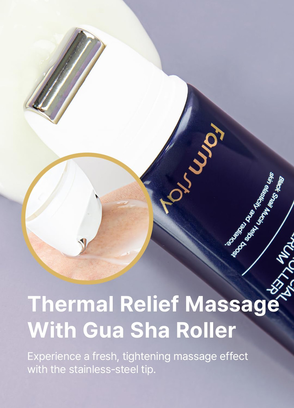 Farmstay Black Snail & Peptide 9 Perfect Facial & Neck Roller Serum  Firming & Lifting, Deep Hydration & Skin Elasticity, Snail Mucin & 9 Peptides For Youthful Glow & Smooth Skin, 100Ml