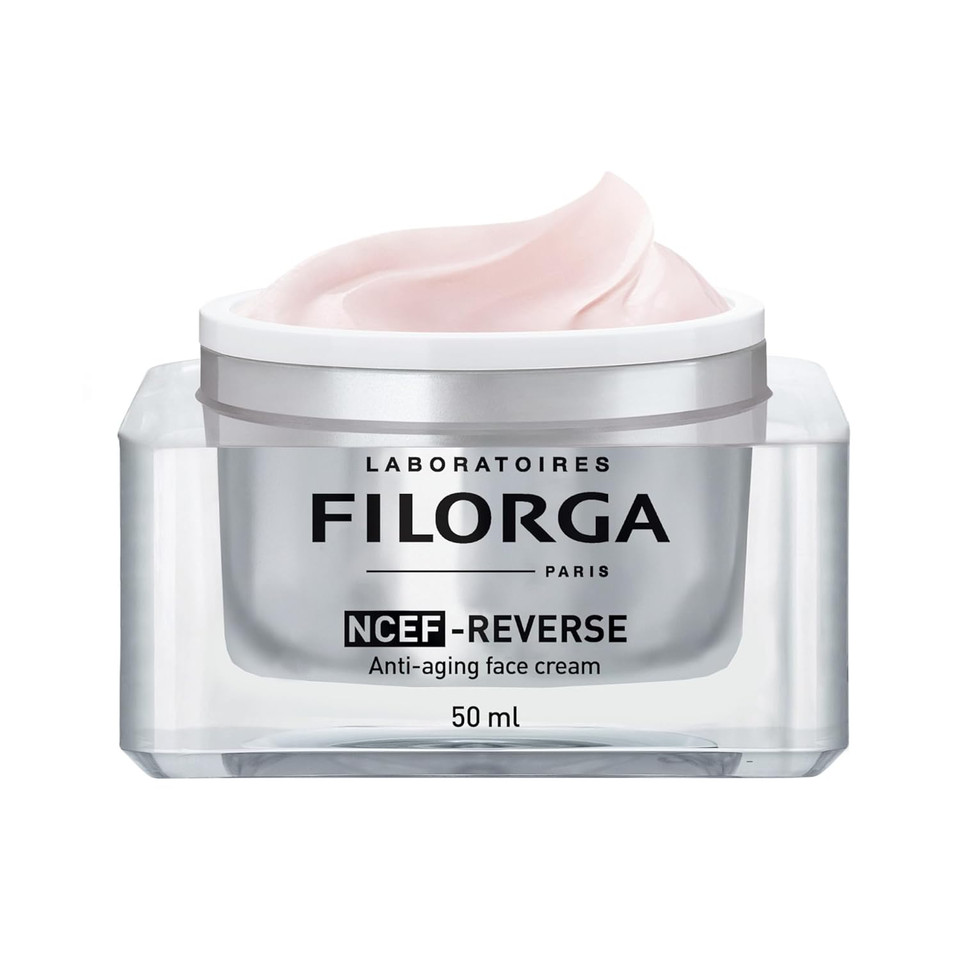 Filorga Ncef-Revitalize Cream, A Concentrated Anti-Aging Face Cream Formulated With Ncef Complex Containing Hyaluronic Acid, Amino Acids, And Co Enzymes For Strengthened And Smooth Skin, 1.69 Fl Oz