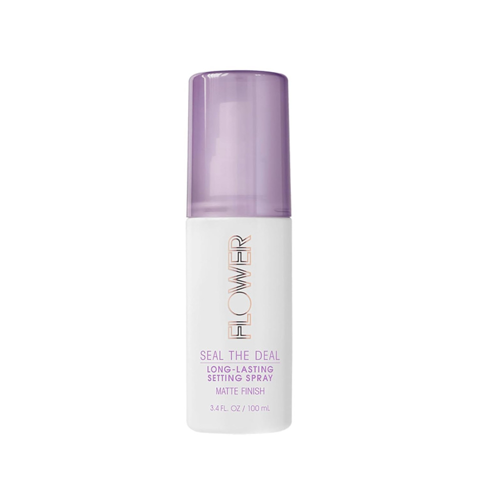 Flower Beauty By Drew Barrymore Seal The Deal Setting Spray For Makeup - Long-Lasting + Flawless Finish - Sweat-Proof + Rub-Resistant - Matte + All Day Face Makeup - Cruelty-Free + Vegan