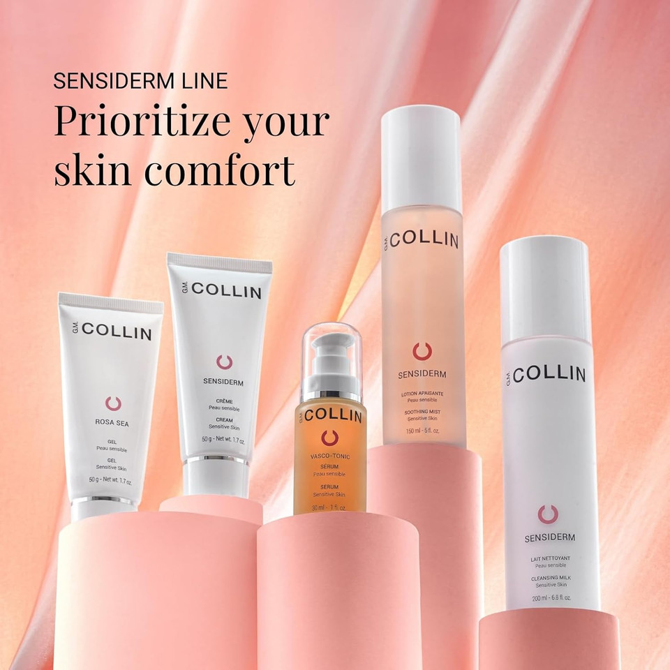 G.M. Collin Sensiderm Soothing Mist | Facial Toner And Hydrating Spray For Sensitive Skin | Soothes And Hydrates