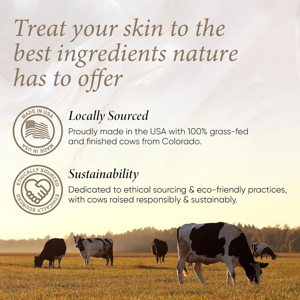 Honeyskin Whipped Tallow And Honey Balm  100% Grass-Fed All Natural Mountain Beef Tallow For Skin Face Moisturizer  Nourishing, Hydrating Balm For Dry, Sensitive Skin  Gentle Soothing Care, 2Oz