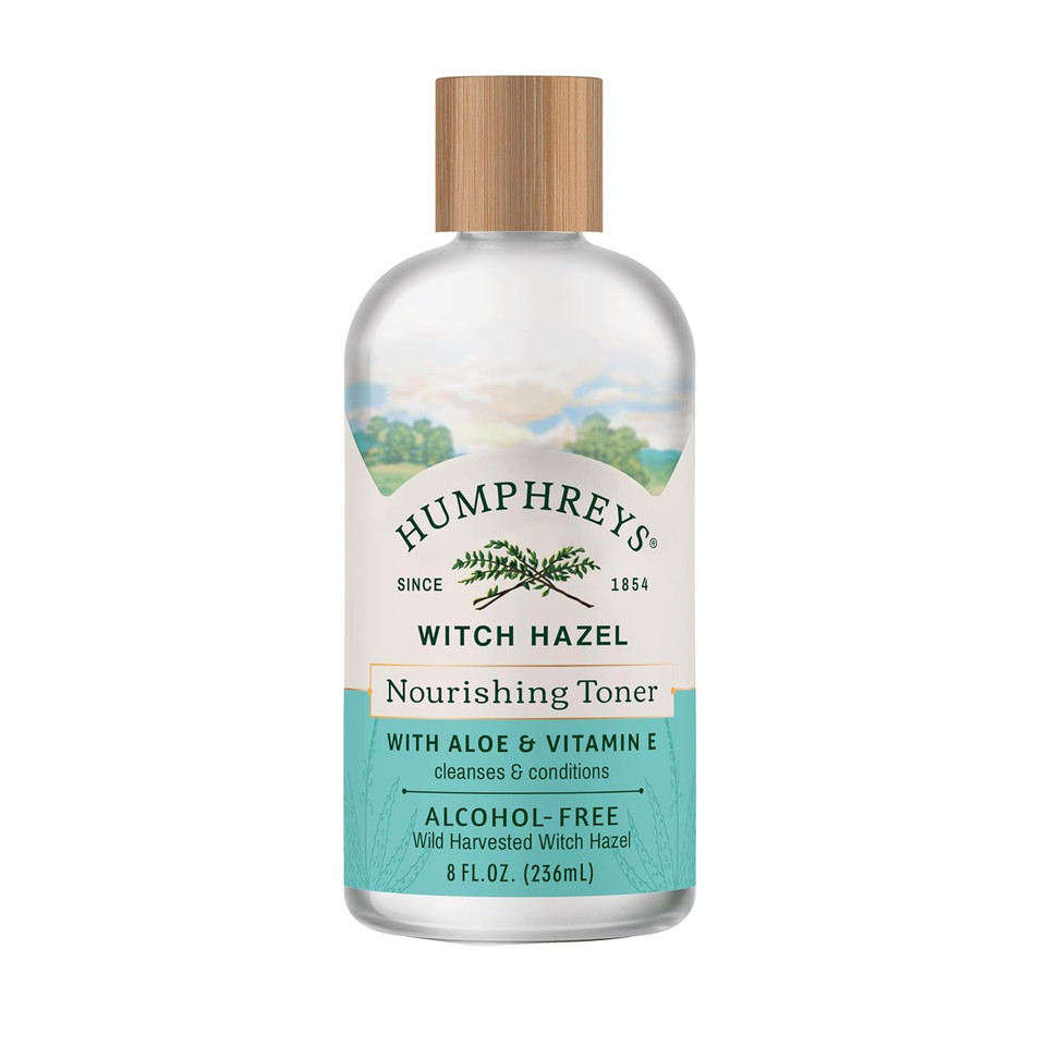 Humphreys Witch Hazel Nourishing Toner | Wild Harvested Witch Hazel & Aloe | Alcohol-Free | Natural | Hydrating | Soothing | 8 Fl Oz Humphreys Witch Hazel Nourishing Toner | Wild Harvested Witch Hazel & Aloe | Alcohol-Free | Natural | Hydrating | Soothing | 8 Fl Oz