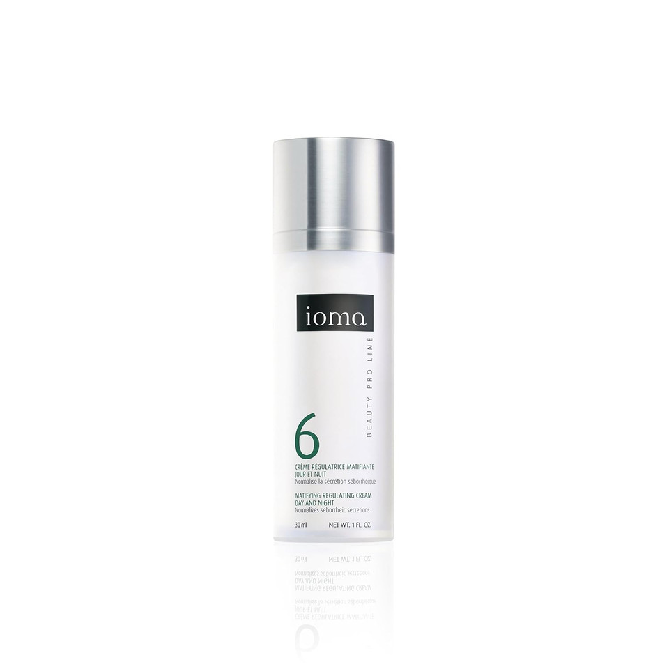Ioma Paris Mattifying Regulated Cream - Day And Night. Lightweight Shine-Reducing Cream For Oily Or Breakout-Prone Skin (30 Ml)