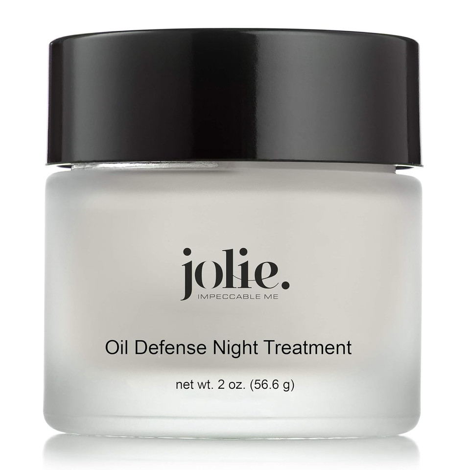 Jolie Oil Defense Night Treatment - P.M. Moisturizer For Oily/Combination Skin 2 Oz