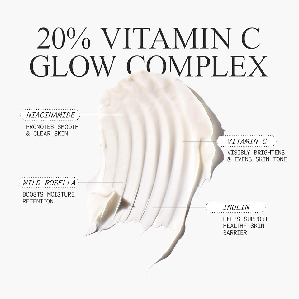 Juice Beauty Prebiotix C-Boost72 Hydrating Whipped Cream 20% Vitamin C Niacinamide Complex - 50 Ml - Evens Skin Tone, Hydrates & Smooths - Vegan & Cruelty Free