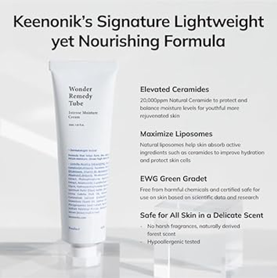 Korean Moisturizer With Cica (Redness Relief) & Ceramide (Barrier Repair) For Hydrating Face Care, 1.69 Fl Oz Korean Moisturizer With Cica (Redness Relief) & Ceramide (Barrier Repair) For Hydrating Face Care, 1.69 Fl Oz