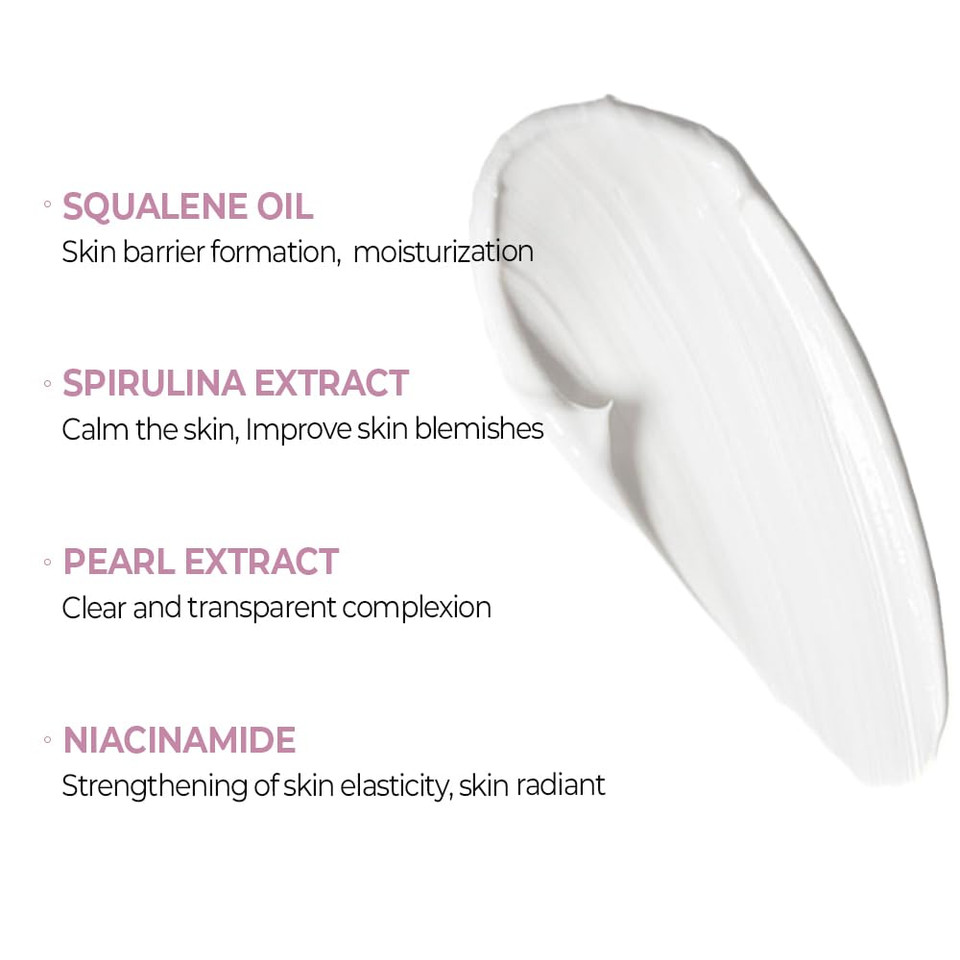 Klavuu Pearlsation Enriched Divine Pearl Cream (1.69Oz/50Ml) | Face Moisturizer, Niacinamide, Hydrating Anti-Aging Cream, Wrinkle Care, Whitening, Brightening, Radiant Glow, Korean Skin Care Klavuu Pearlsation Enriched Divine Pearl Cream (1.69Oz/50Ml) | Face Moisturizer, Niacinamide, Hydrating Anti-Aging Cream, Wrinkle Care, Whitening, Brightening, Radiant Glow, Korean Skin Care