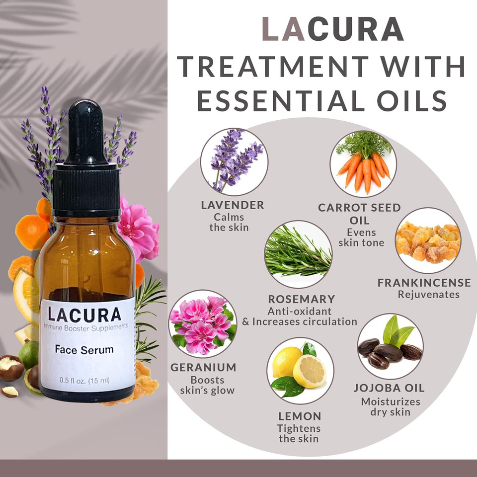 Lacura Therapeutic Face Oil With Vitamin E & Organic Jojoba - Natural Anti-Aging Facial Serum With Essential Oils For Mature Skin - Hydrating For Wrinkles & Dry Skin, 15Ml Lacura Therapeutic Face Oil With Vitamin E & Organic Jojoba - Natural Anti-Aging Facial Serum With Essential Oils For Mature Skin - Hydrating For Wrinkles & Dry Skin, 15Ml