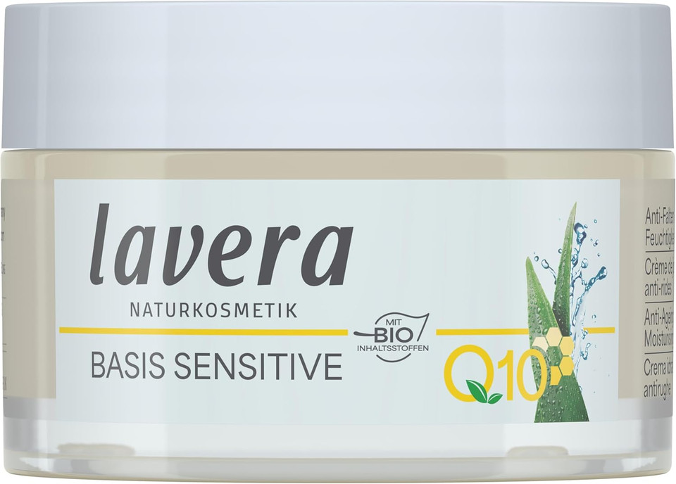 Lavera Basis Sensitive Anti Wrinkle Moisturizing Cream - Face Cream With Q10 & Aloe Vera - Moisturizing Facial Cream - Anti Aging Cream - Peta Certified - Vegan - Made In Germany - 1.7 Fl Oz Lavera Basis Sensitive Anti Wrinkle Moisturizing Cream - Face Cream With Q10 & Aloe Vera - Moisturizing Facial Cream - Anti Aging Cream - Peta Certified - Vegan - Made In Germany - 1.7 Fl Oz