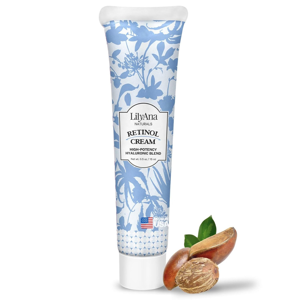 Lilyana Naturals Anti Aging Retinol Face Cream For Women  Wrinkle & Neck Cream For Firming, Retinol Moisturizer For Face With Hyaluronic Acid, Hydrating Night Cream For Fine Lines, Collagen Boost Lilyana Naturals Anti Aging Retinol Face Cream For Women  Wrinkle & Neck Cream For Firming, Retinol Moisturizer For Face With Hyaluronic Acid, Hydrating Night Cream For Fine Lines, Collagen Boost