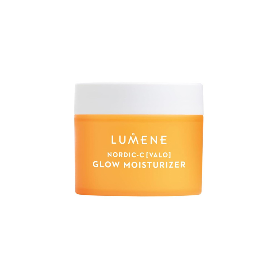 Lumene Nordic-C [Valo] Glow Moisturizer - Radiance Boosting Facial Moisturizer For Dry Skin - Enriched With Hyaluronic Acid & Vitamin C To Visibly Brighten + Plump Skin - 100% Vegan Skin Care (1.7 Oz)