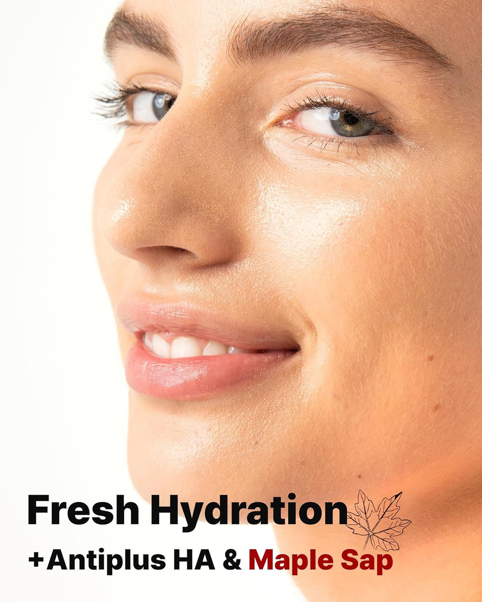 May Coop Raw Morning Dew Face Mist  Korean Hydrating Facial Spray With 87% Maple Water & Hyaluronic Acid - Refreshing & Lightweight Formula For Sensitive Skin, 2.71 Fl.Oz